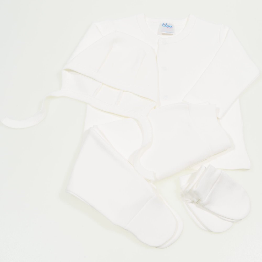 Blanc de blanc baby set 4 pieces | liloo