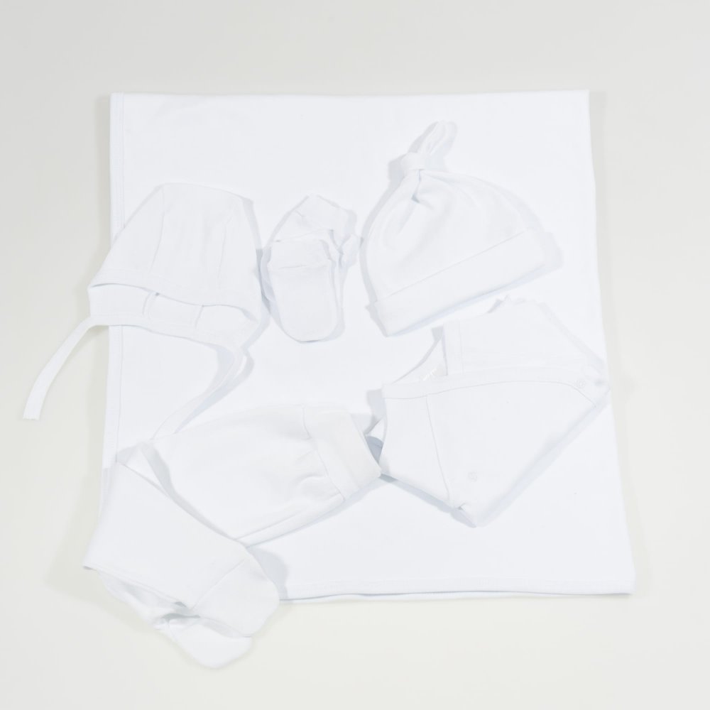 Blanc de blanc baby set 7 pieces | liloo