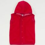 Red velour vest | liloo