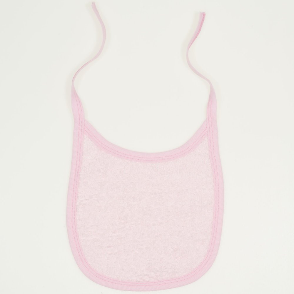 Pink terry bib | liloo