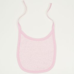 Pink terry bib