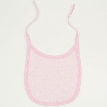 Pink terry bib | liloo