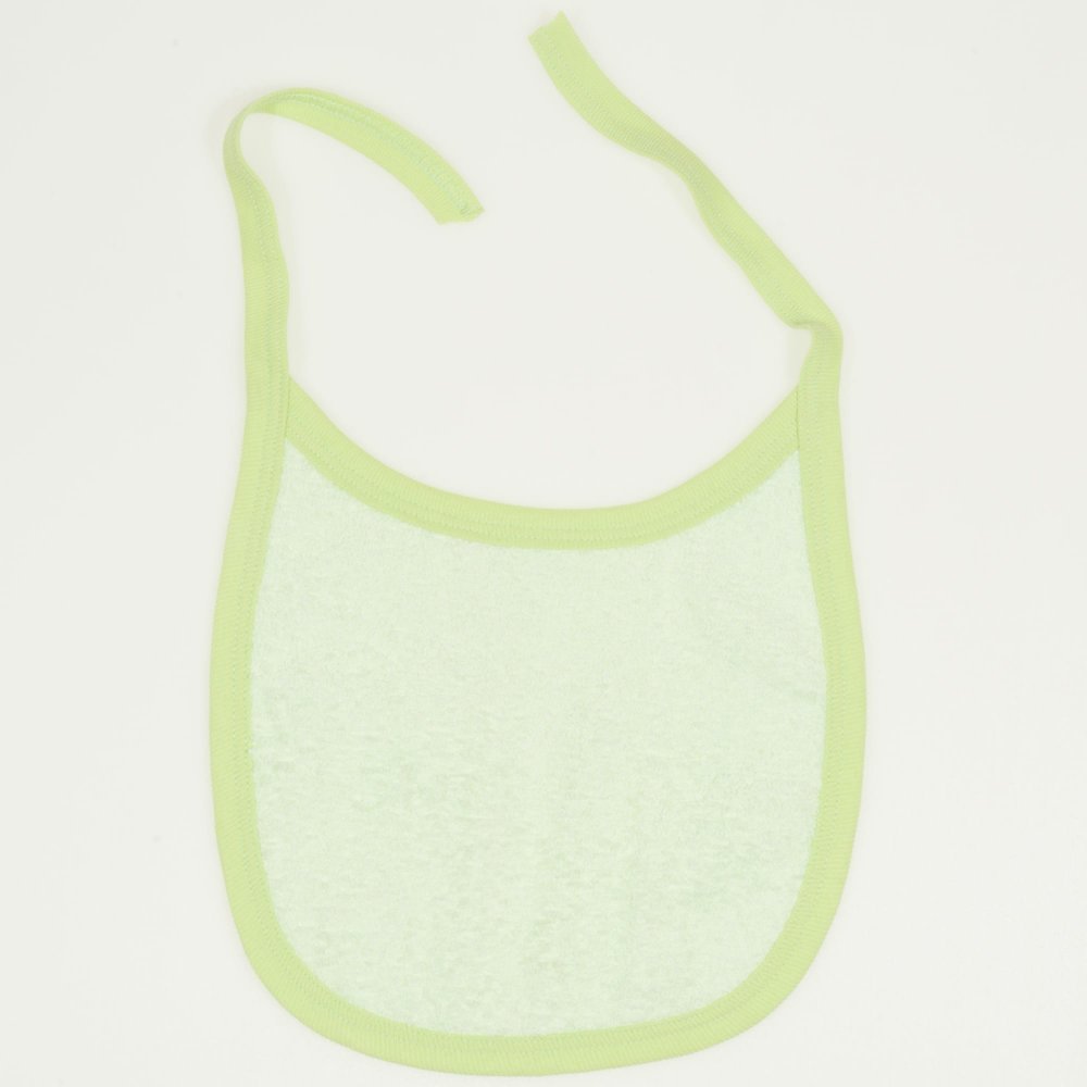 Light green terry bib | liloo