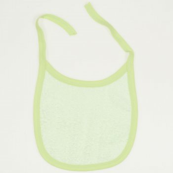 Light green terry bib | liloo