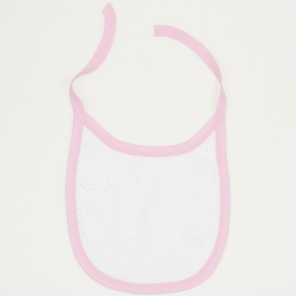 White & pink bib | liloo