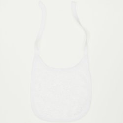 White terry bib