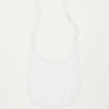 White terry bib