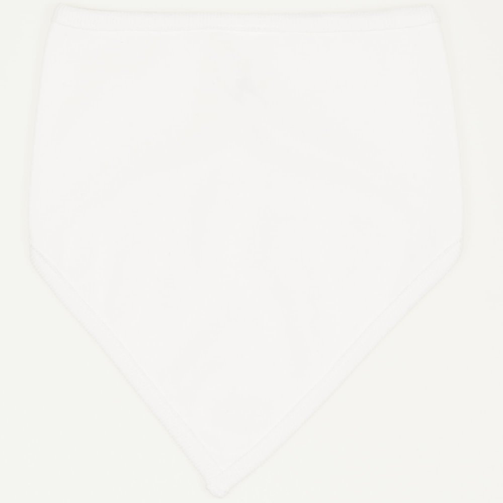 Blanc de blanc triangular bib | liloo