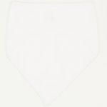 Blanc de blanc triangular bib | liloo