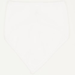 Blanc de blanc triangular bib