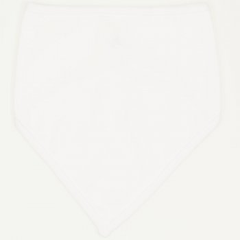 Blanc de blanc triangular bib | liloo