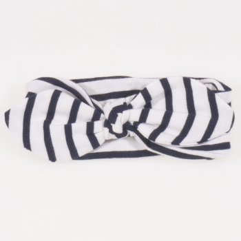 White headband girl with black stripes print