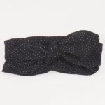 Black headband girl with white dots print | liloo