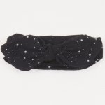 Bentita fetite - neagra model stropi albi | liloo