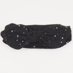 Black headband girl with white splashes print