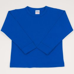 Classic blue long-sleeve undershirt
