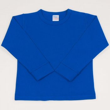 Classic blue long-sleeve undershirt | liloo