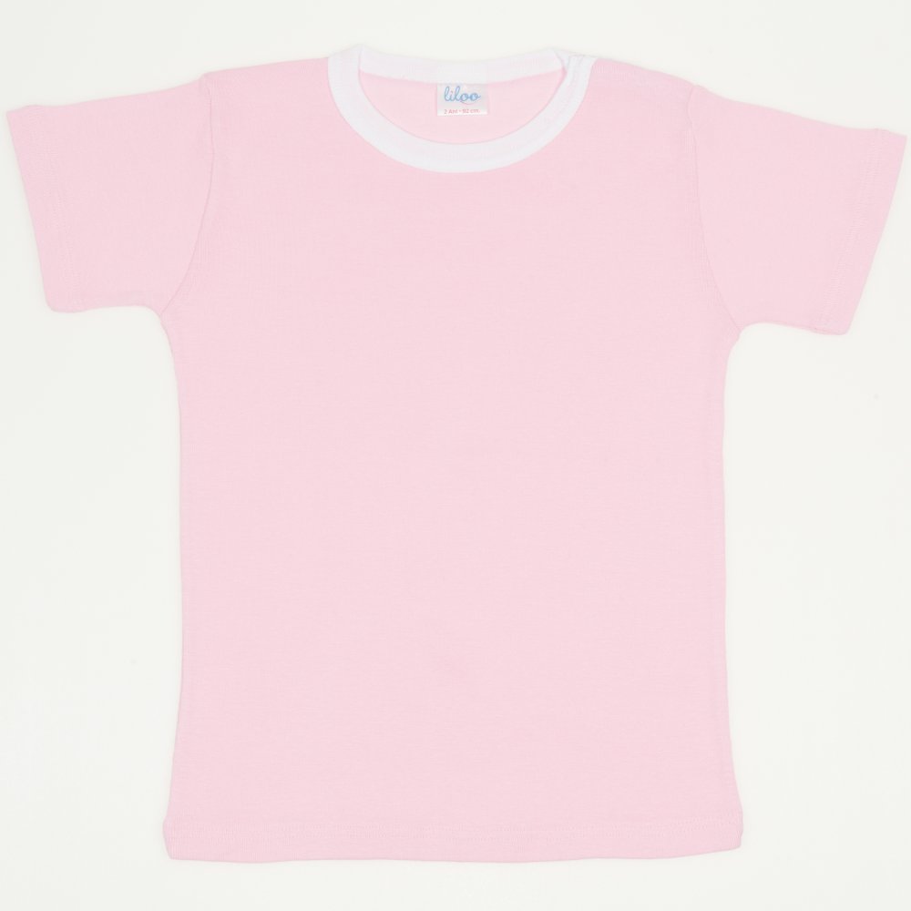 Pink short-sleeve undershirt | liloo