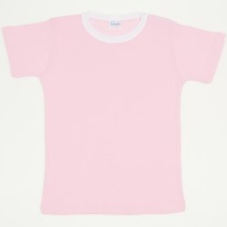 Pink short-sleeve undershirt