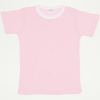 Pink short-sleeve undershirt | liloo