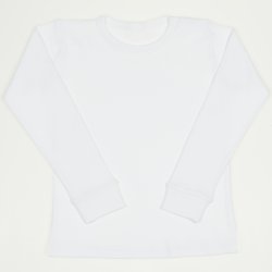 White long-sleeve undershirt