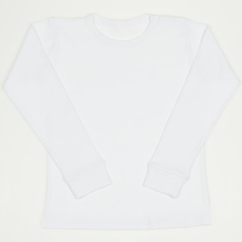 White long-sleeve undershirt