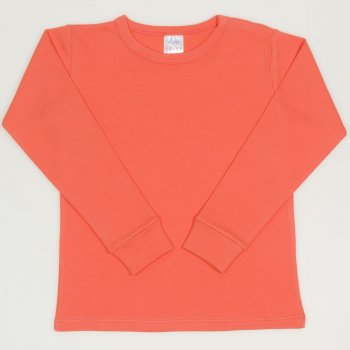 Salmon living coral long-sleeve undershirt | liloo