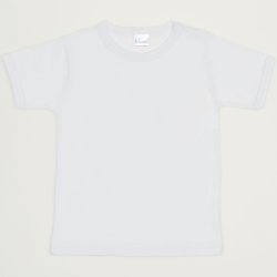 White short-sleeve undershirt