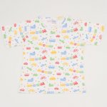 Short-sleeve undershirt with transport toys print | liloo