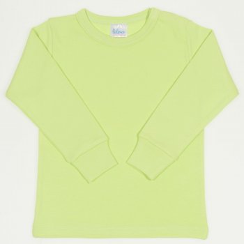 Lime green long-sleeve undershirt