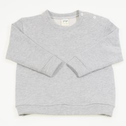 Gray organic cotton sweatshirt