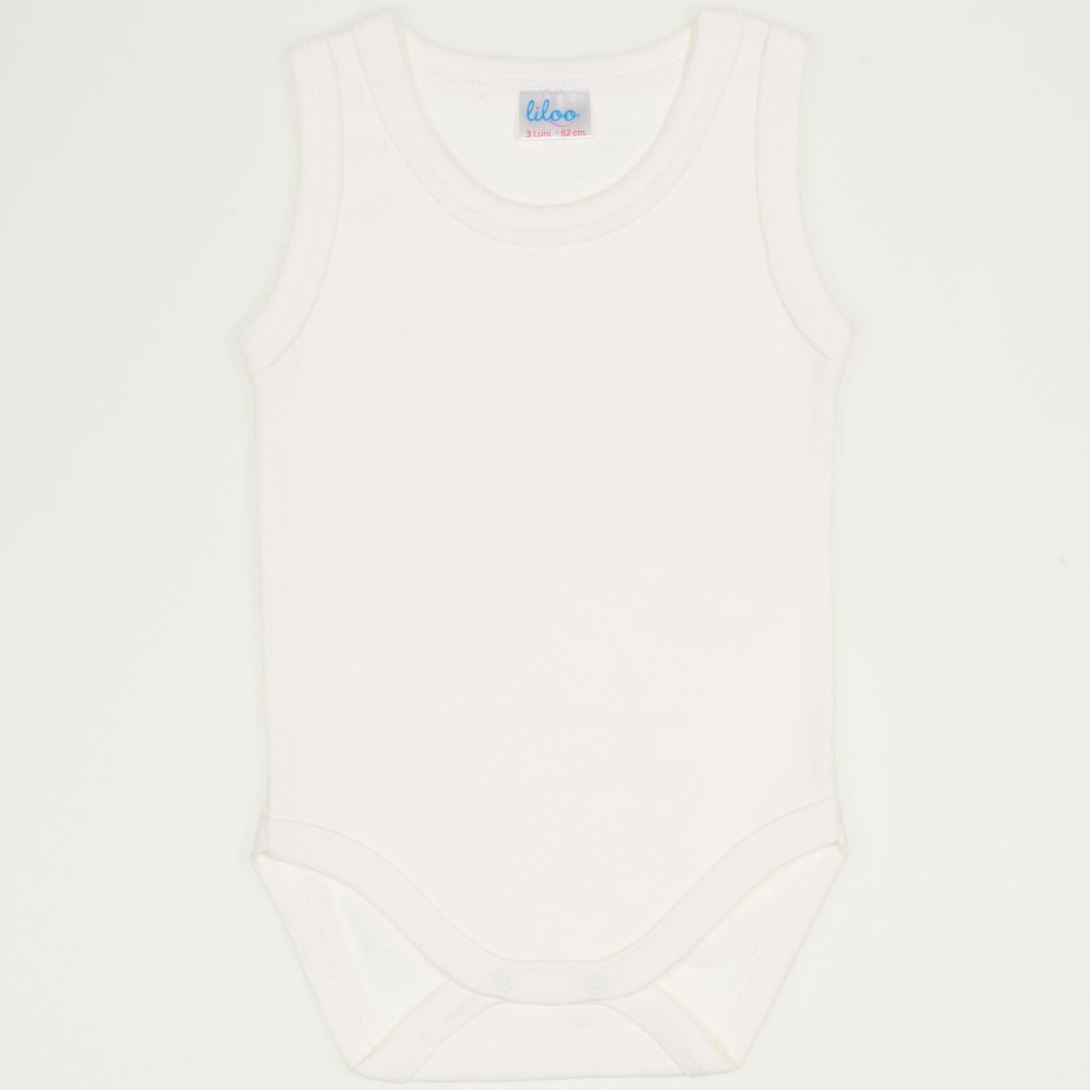 Cream sleeveless bodysuit | liloo