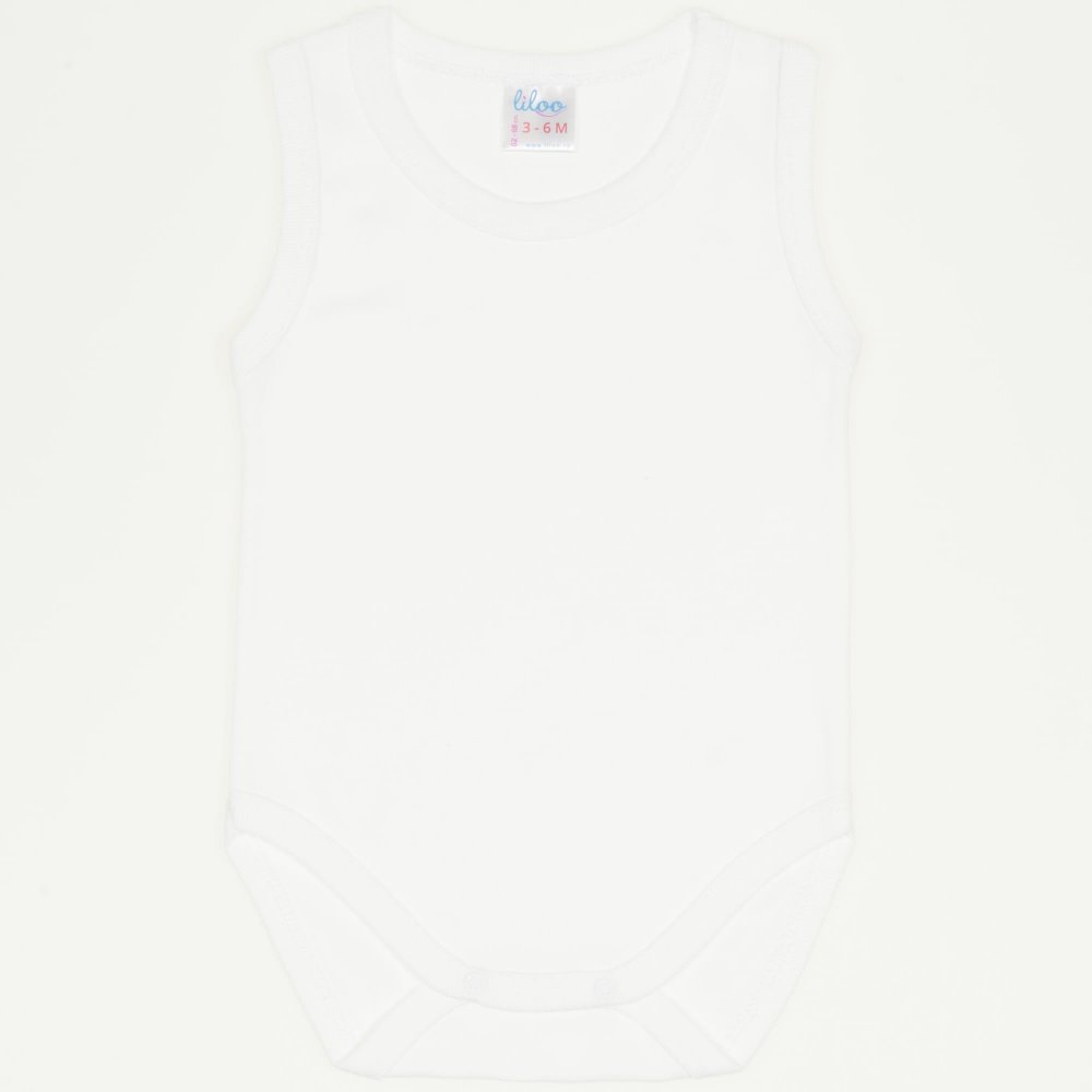 White sleeveless bodysuit | liloo