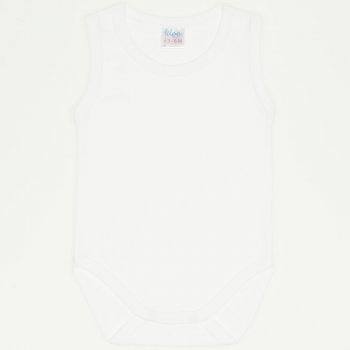 White sleeveless bodysuit | liloo