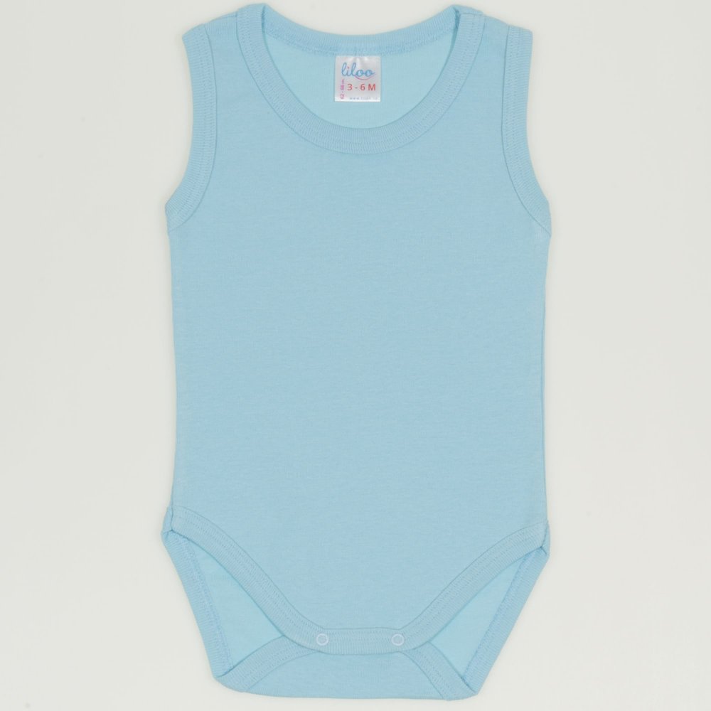 Body maiou bleu petit four uni| liloo