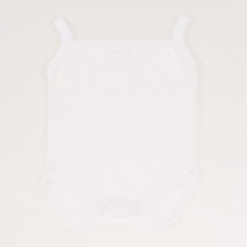 White sleeveless bodysuit (camisole type) | liloo