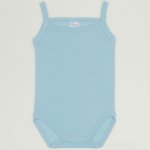 Blue petit four sleeveless bodysuit (camisole type) | liloo