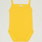 Dandelion yellow sleeveless bodysuit (camisole type)| liloo