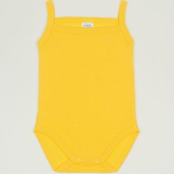 Dandelion yellow sleeveless bodysuit (camisole type)