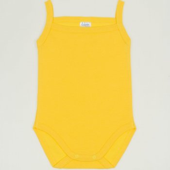 Dandelion yellow sleeveless bodysuit (camisole type)| liloo