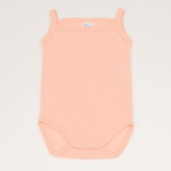 Peach fuzz sleeveless bodysuit (camisole type)