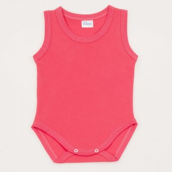 Coral sleeveless bodysuit