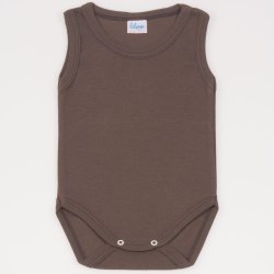 Brown sleeveless bodysuit