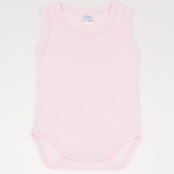 Pink sleeveless bodysuit - premium multilayer material with model