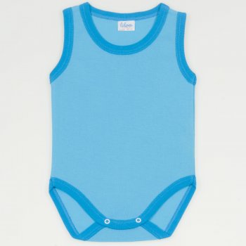 Turquoise sleeveless bodysuit