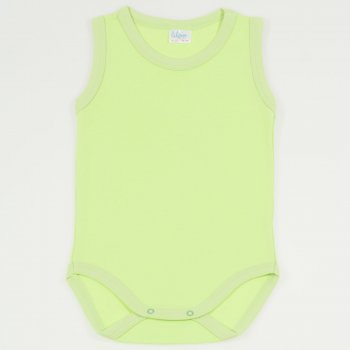 Lime green sleeveless bodysuit