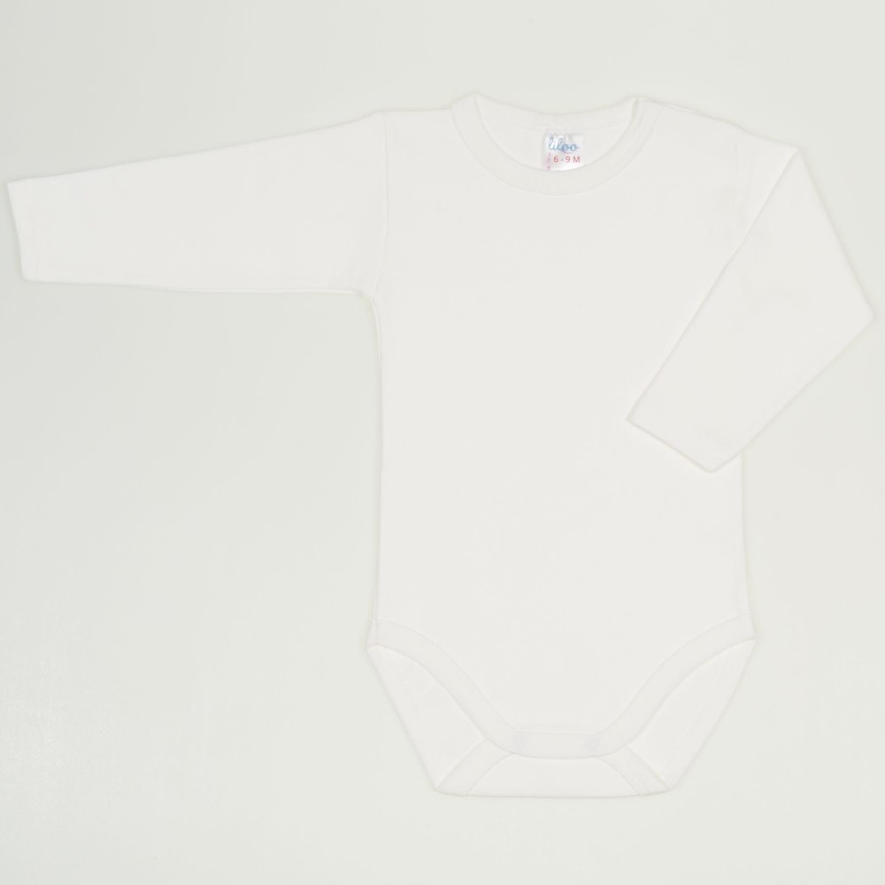 White blanc de blanc long-sleeve bodysuit | liloo