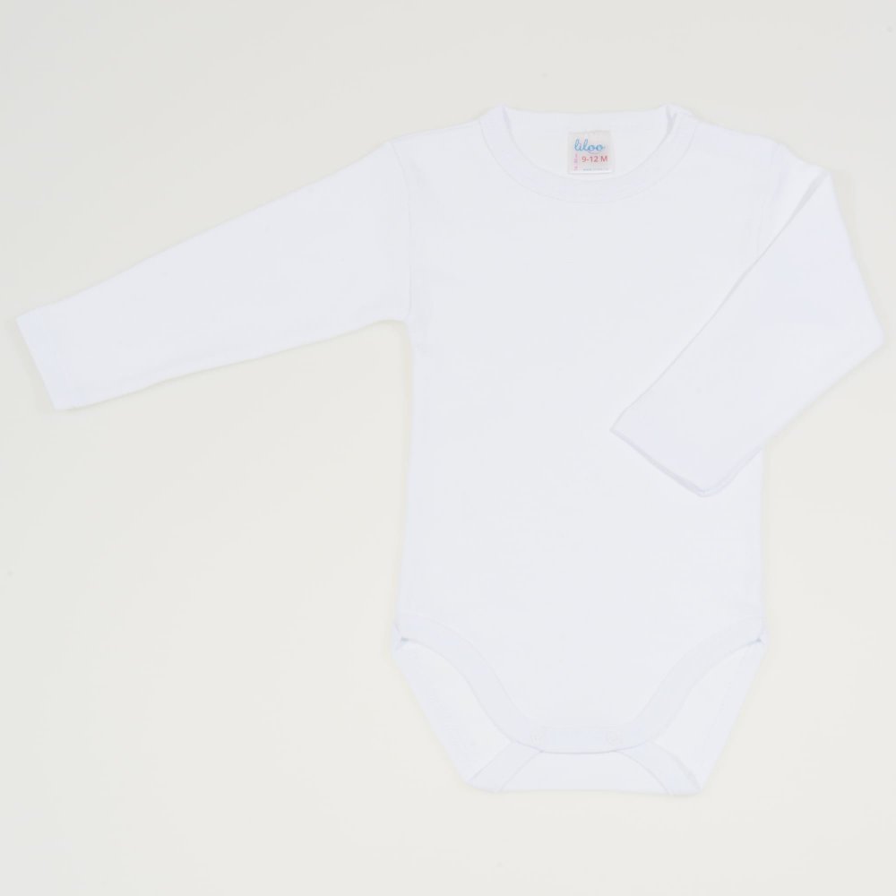 White bodysuit long-sleeve | liloo