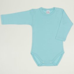 Blue radiance long-sleeve bodysuit 