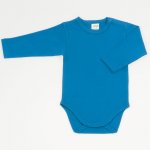 Midnight organic cotton long-sleeve bodysuit  | liloo